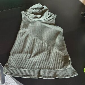 Sunday in Brooklyn Olive Ribbed Knit Top